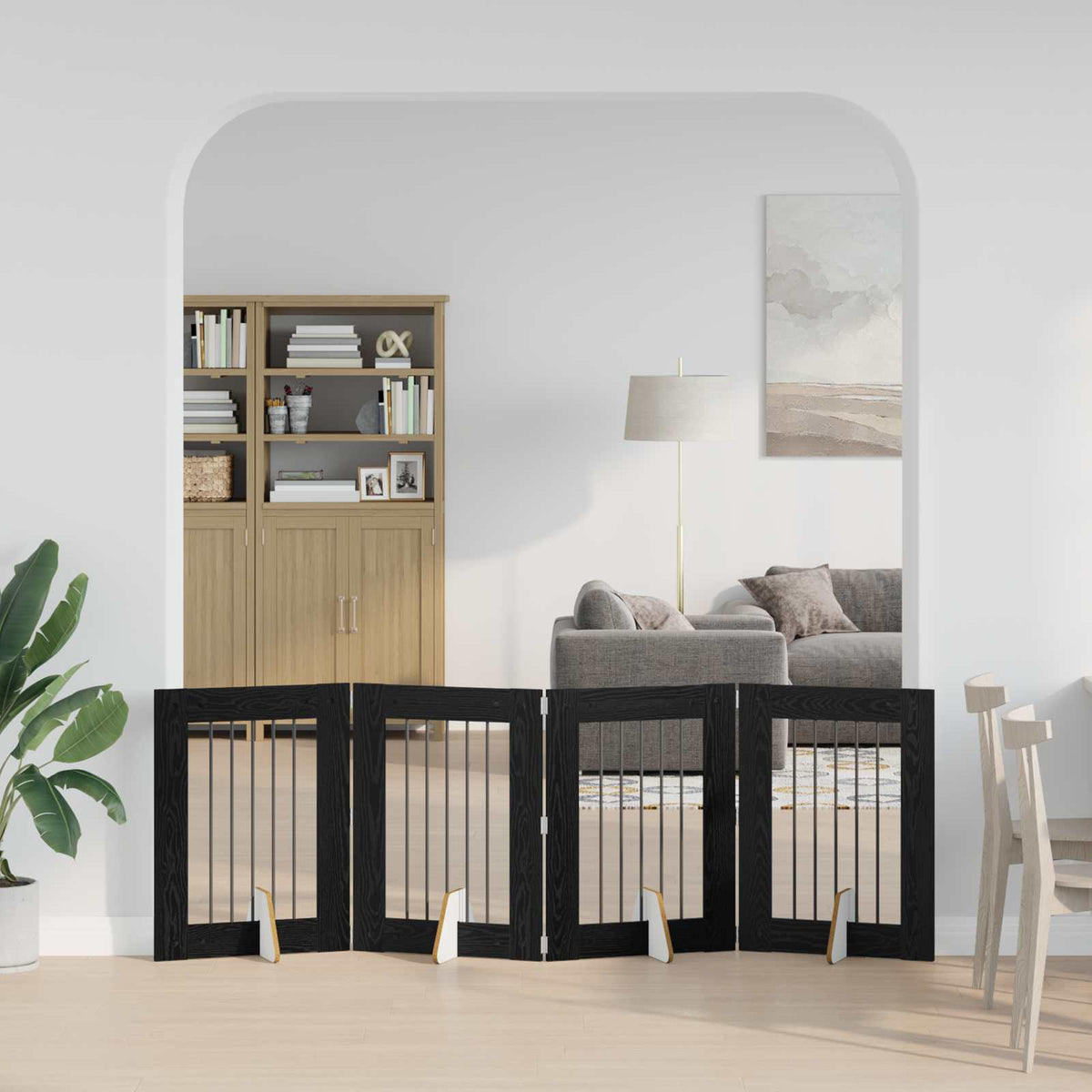 Opvouwbaar Hondenhek Met Standaards 8 St 60 Cm