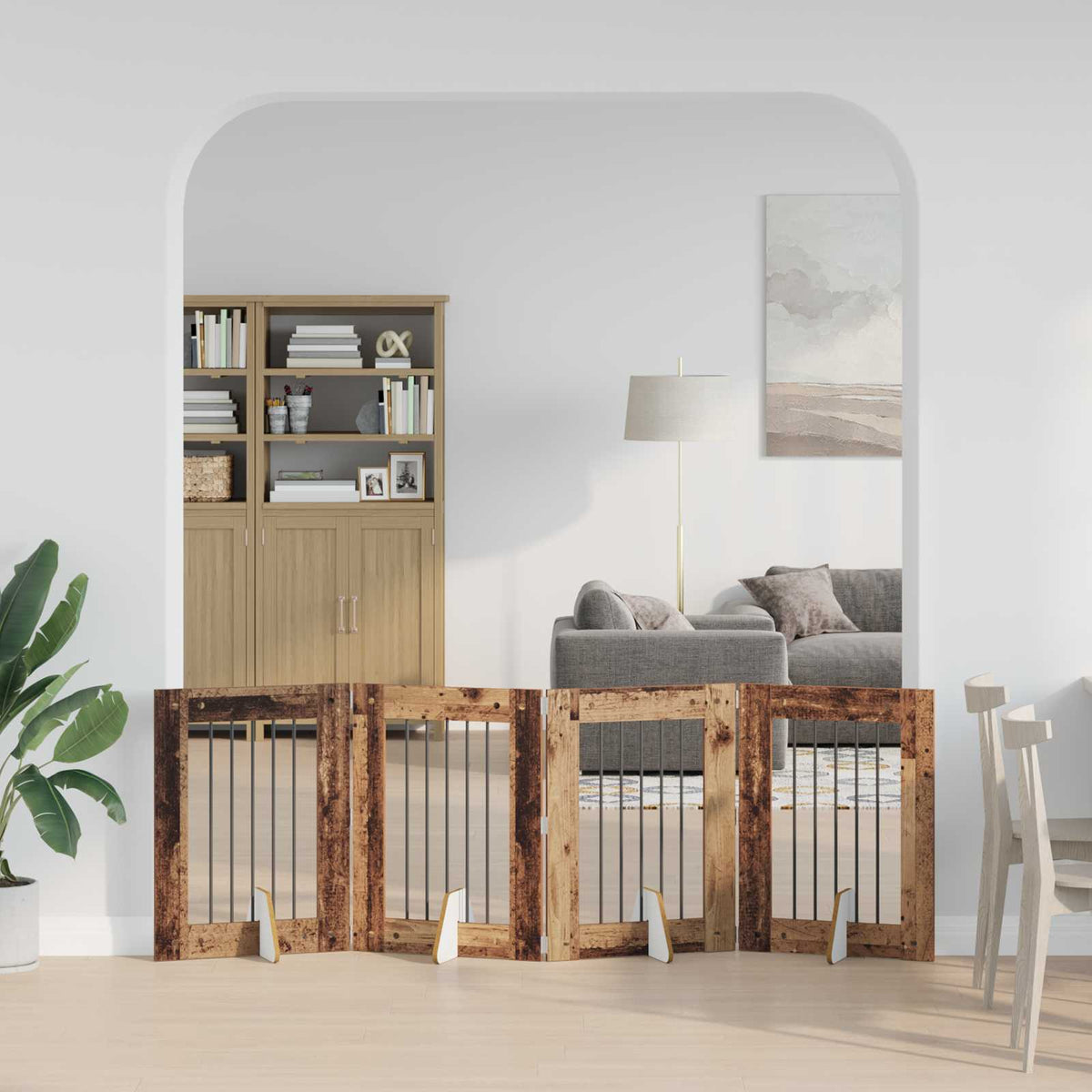 Opvouwbaar Hondenhek Met Standaards 8 St 60 Cm