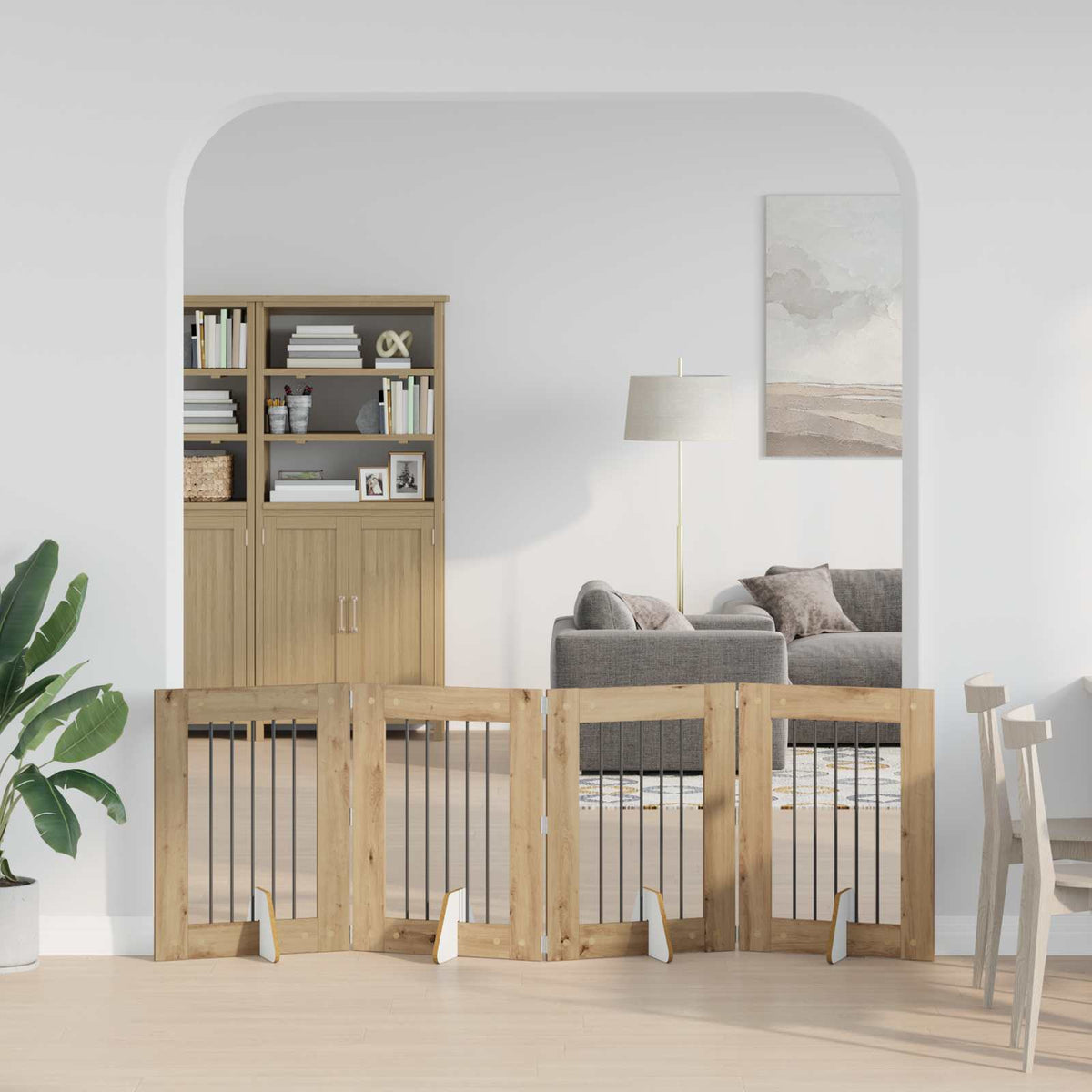 Opvouwbaar Hondenhek Met Standaards 8 St 60 Cm