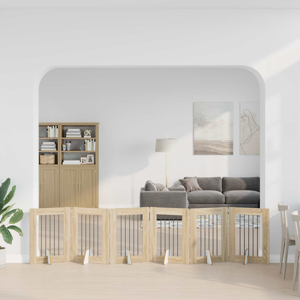 Opvouwbaar Hondenhek Met Standaards 8 St 60 Cm
