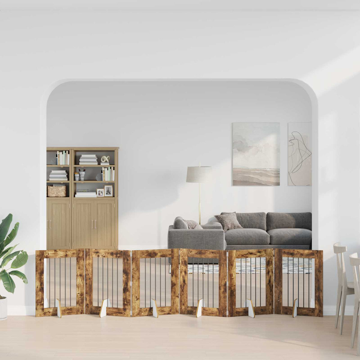 Opvouwbaar Hondenhek Met Standaards 8 St 60 Cm
