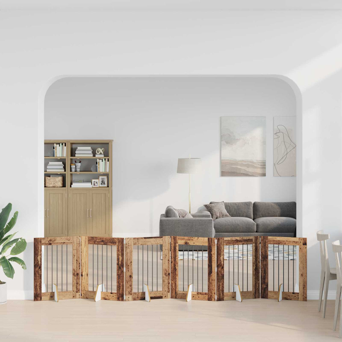 Opvouwbaar Hondenhek Met Standaards 8 St 60 Cm