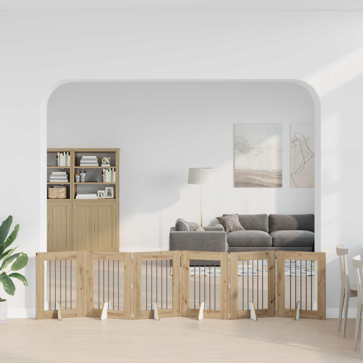 Opvouwbaar Hondenhek Met Standaards 8 St 60 Cm