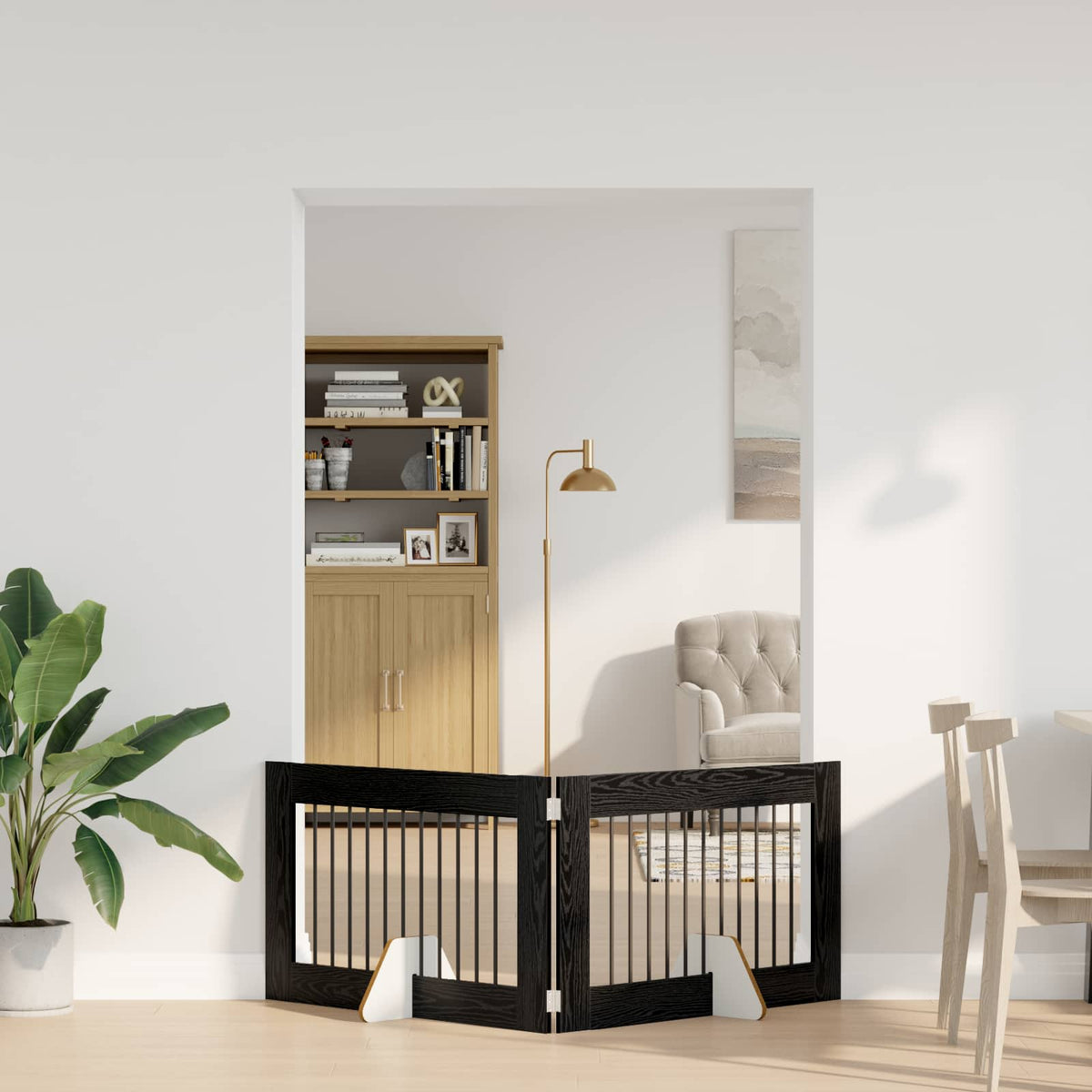 Opvouwbaar Hondenhek Met Standaards 8 St 60 Cm