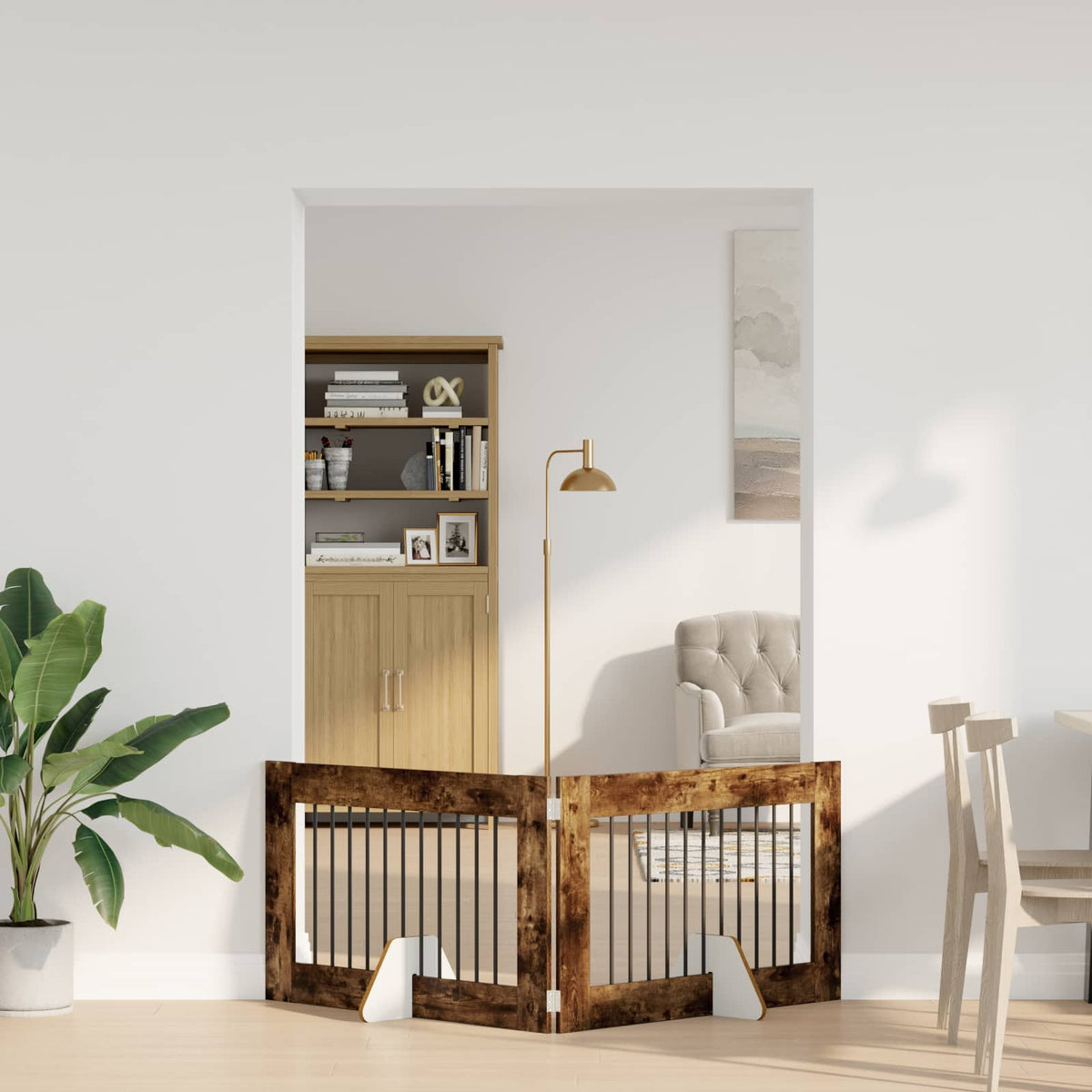 Opvouwbaar Hondenhek Met Standaards 8 St 60 Cm