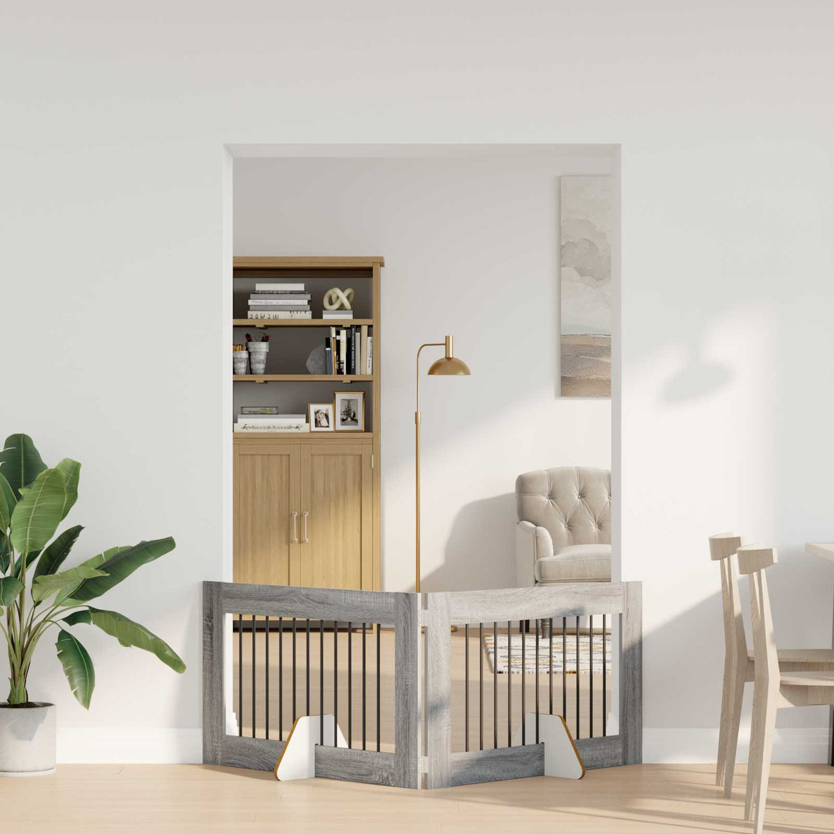 Opvouwbaar Hondenhek Met Standaards 8 St 60 Cm