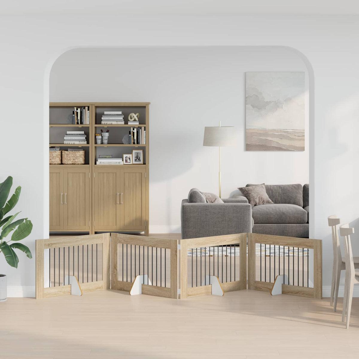 Opvouwbaar Hondenhek Met Standaards 8 St 60 Cm