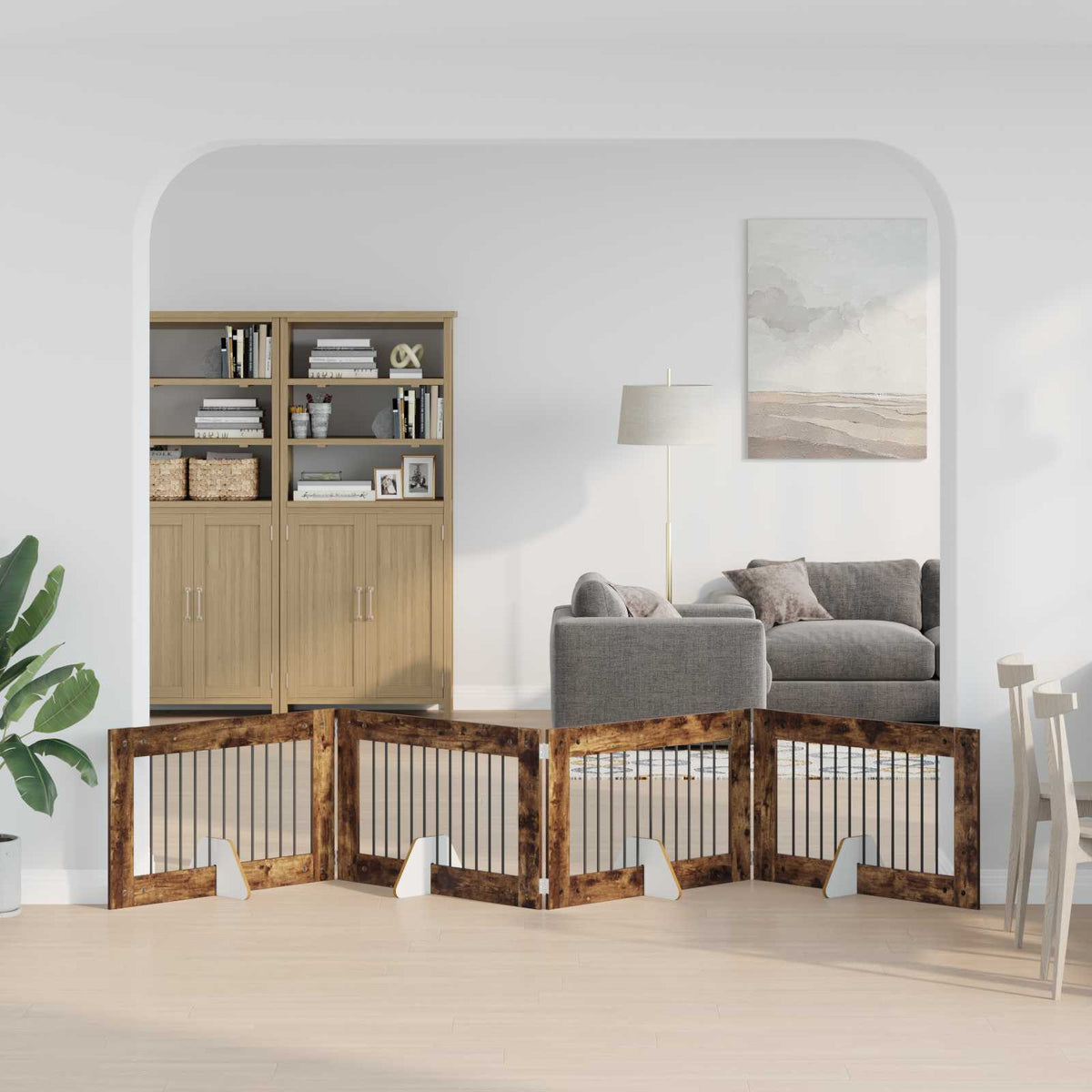 Opvouwbaar Hondenhek Met Standaards 8 St 60 Cm