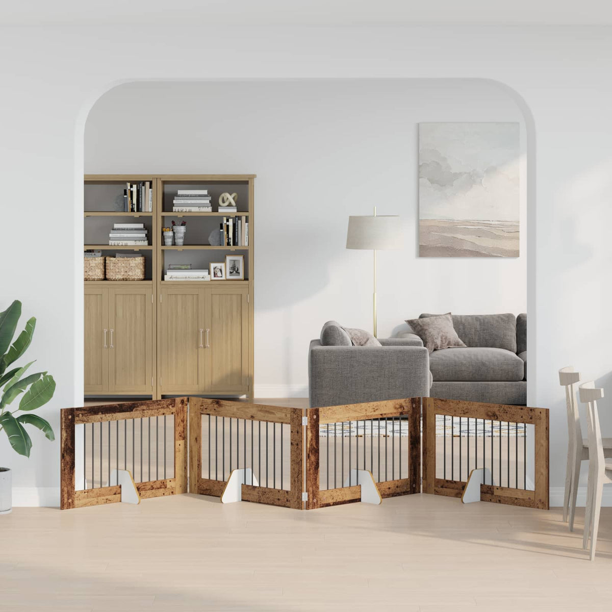 Opvouwbaar Hondenhek Met Standaards 8 St 60 Cm