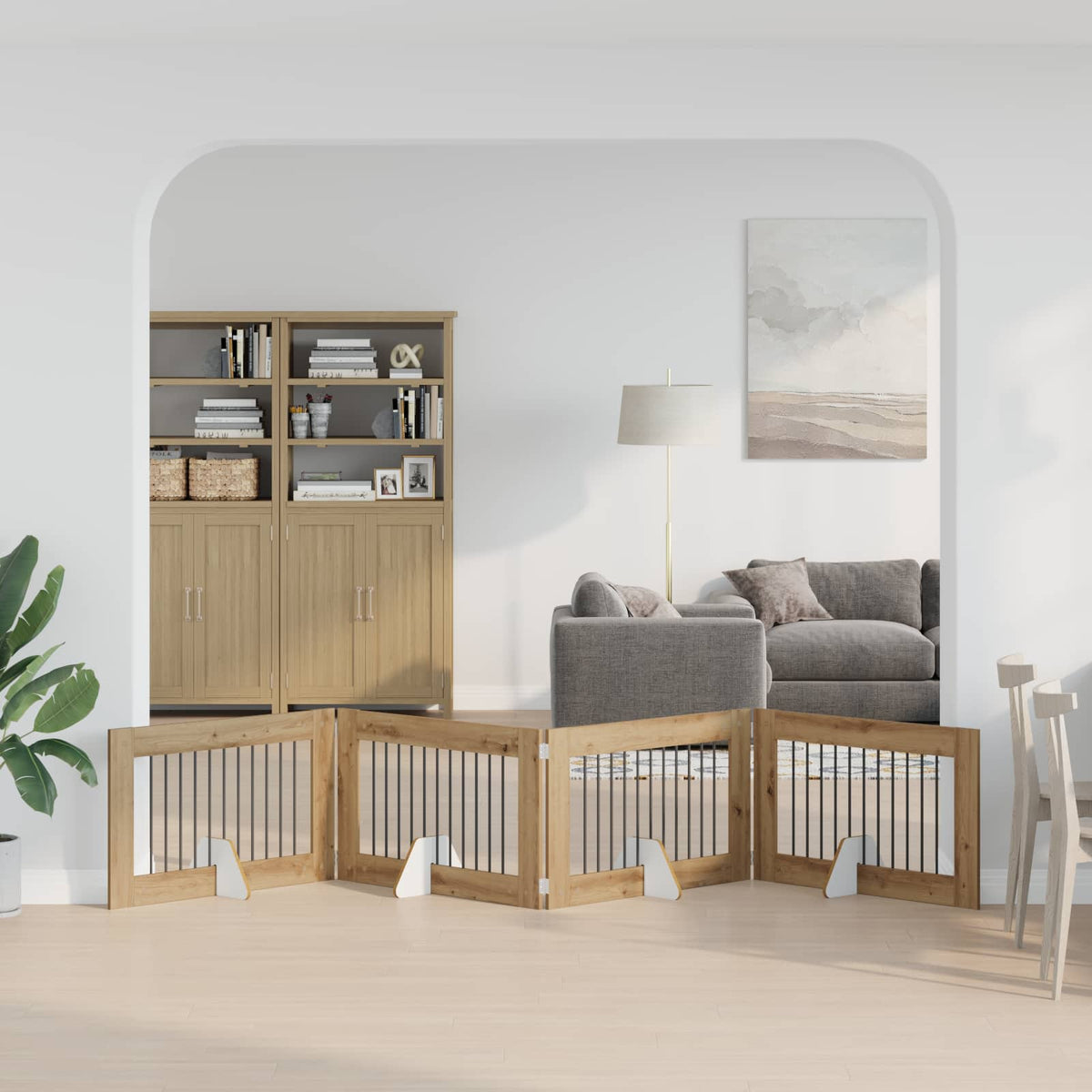 Opvouwbaar Hondenhek Met Standaards 8 St 60 Cm