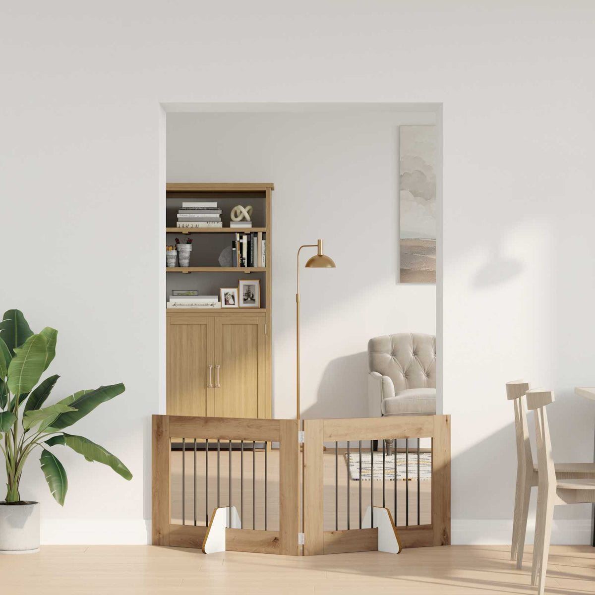 Opvouwbaar Hondenhek Met Standaards 8 St 60 Cm