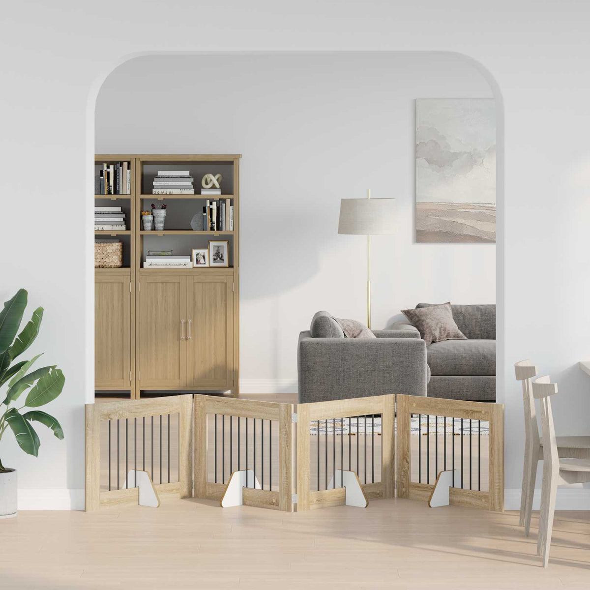 Opvouwbaar Hondenhek Met Standaards 8 St 60 Cm