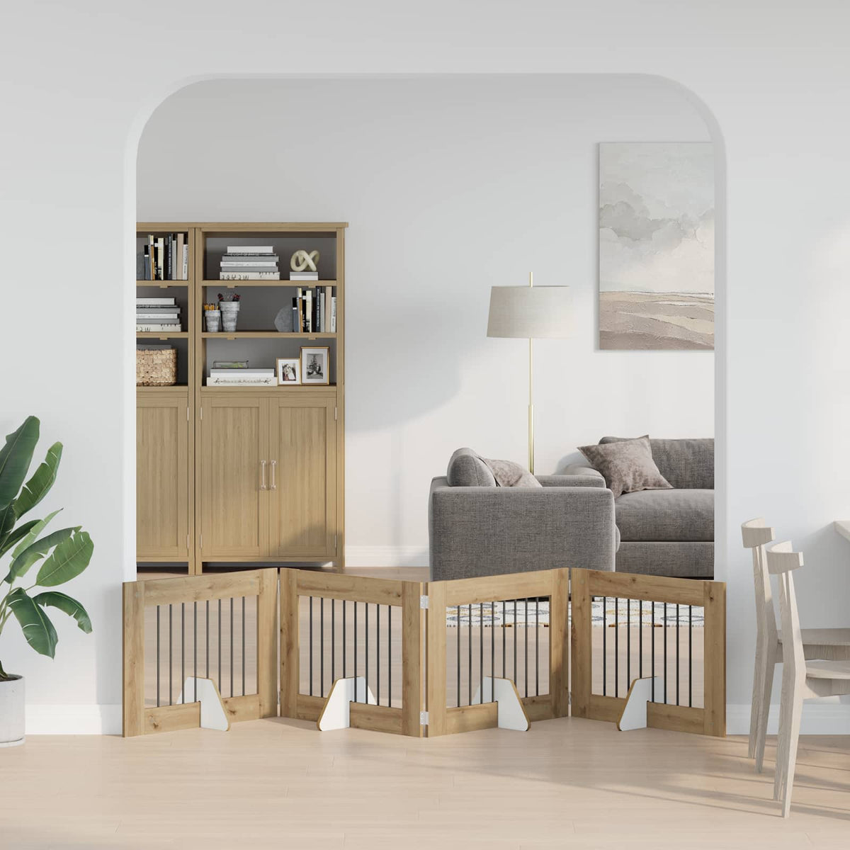 Opvouwbaar Hondenhek Met Standaards 8 St 60 Cm