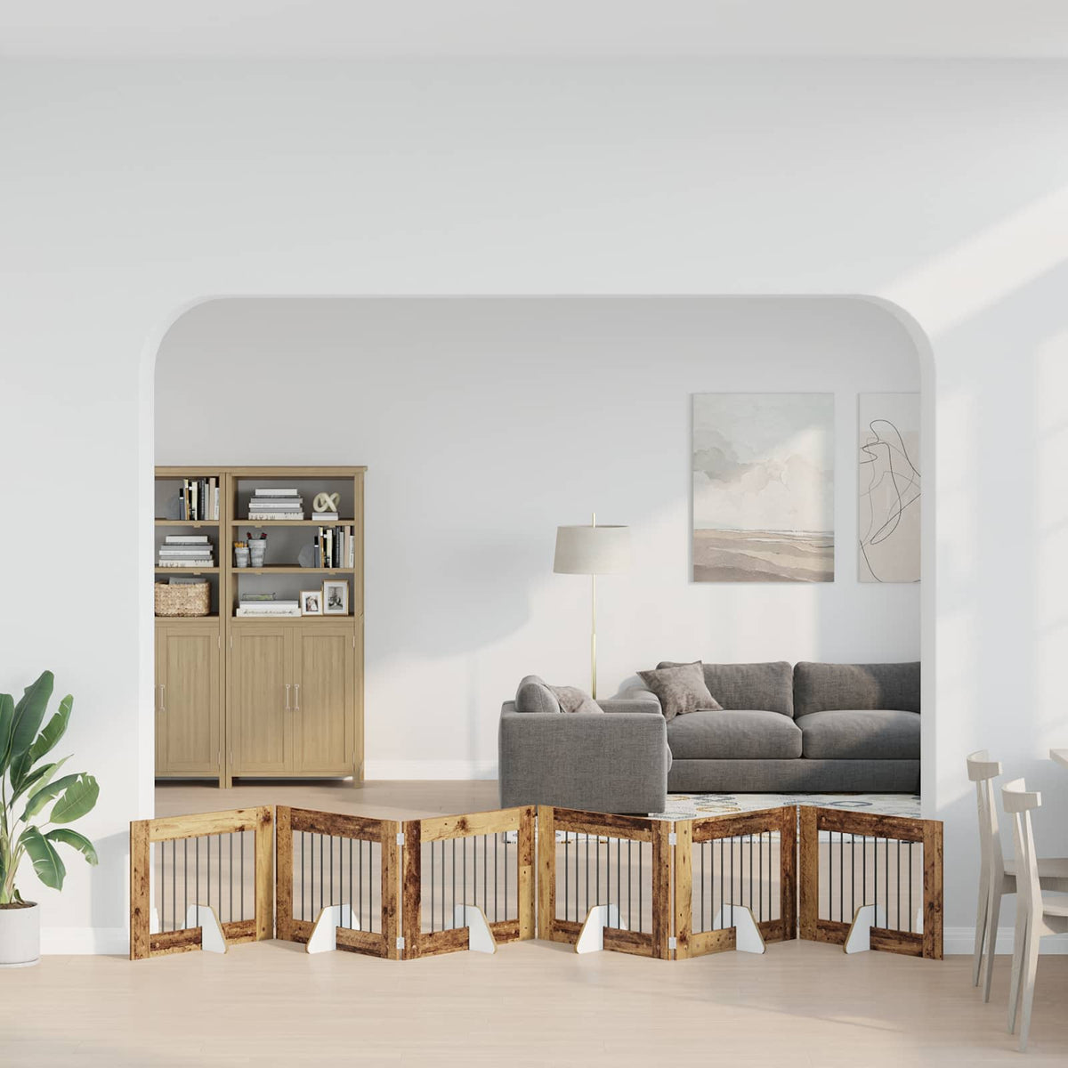 Opvouwbaar Hondenhek Met Standaards 8 St 60 Cm
