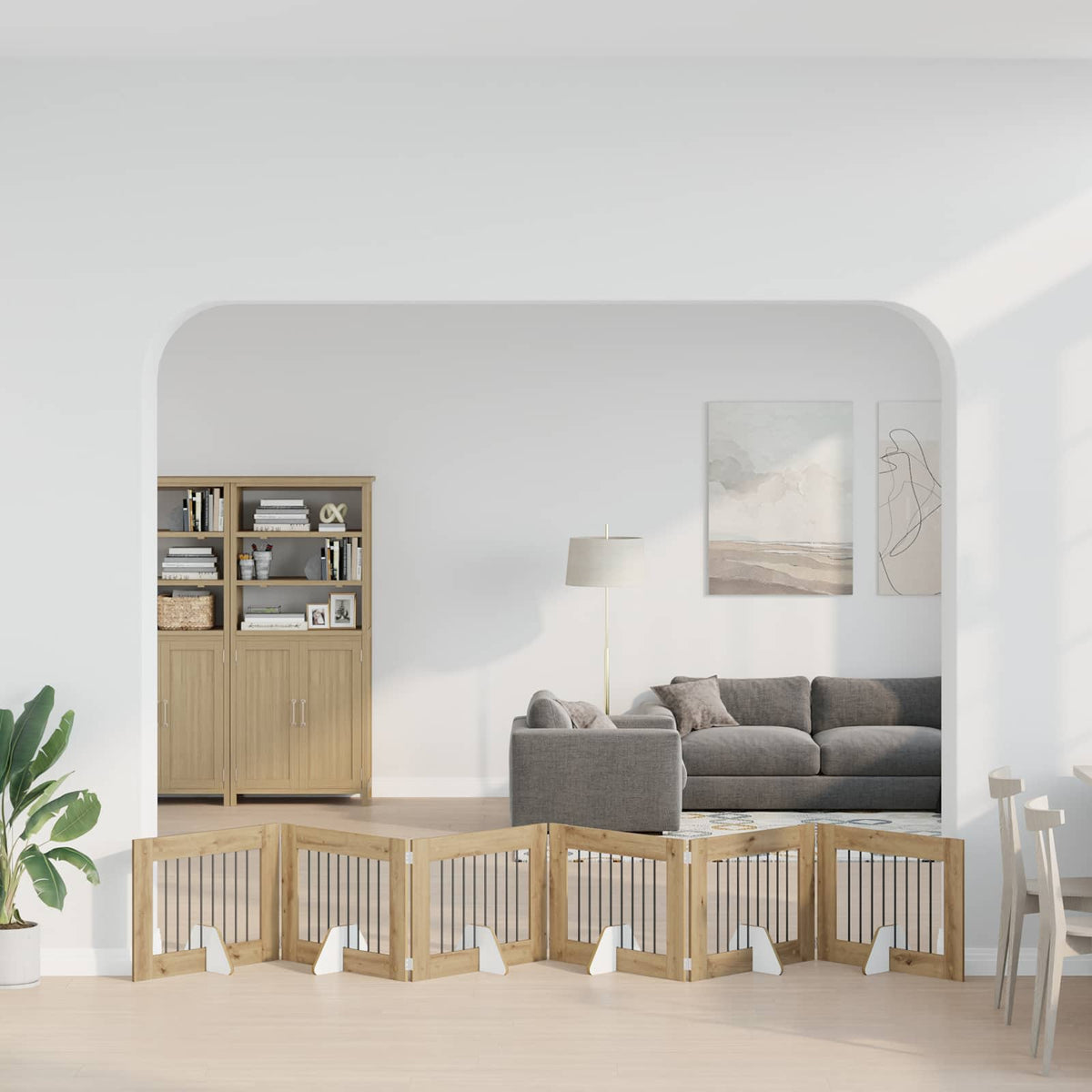 Opvouwbaar Hondenhek Met Standaards 8 St 60 Cm