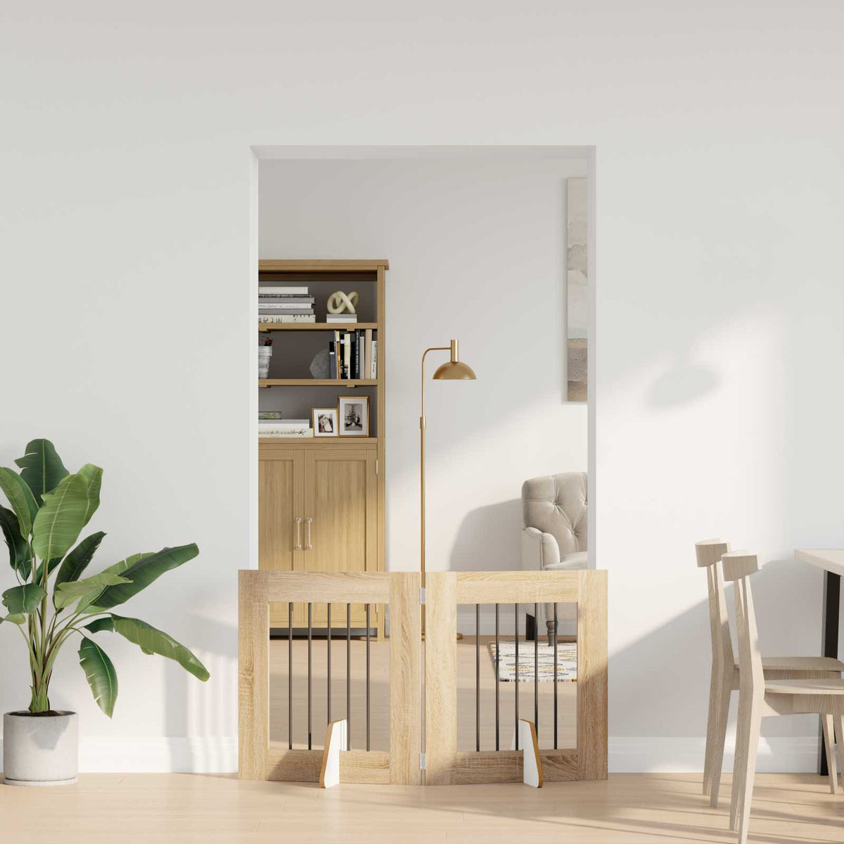 Opvouwbaar Hondenhek Met Standaards 8 St 60 Cm