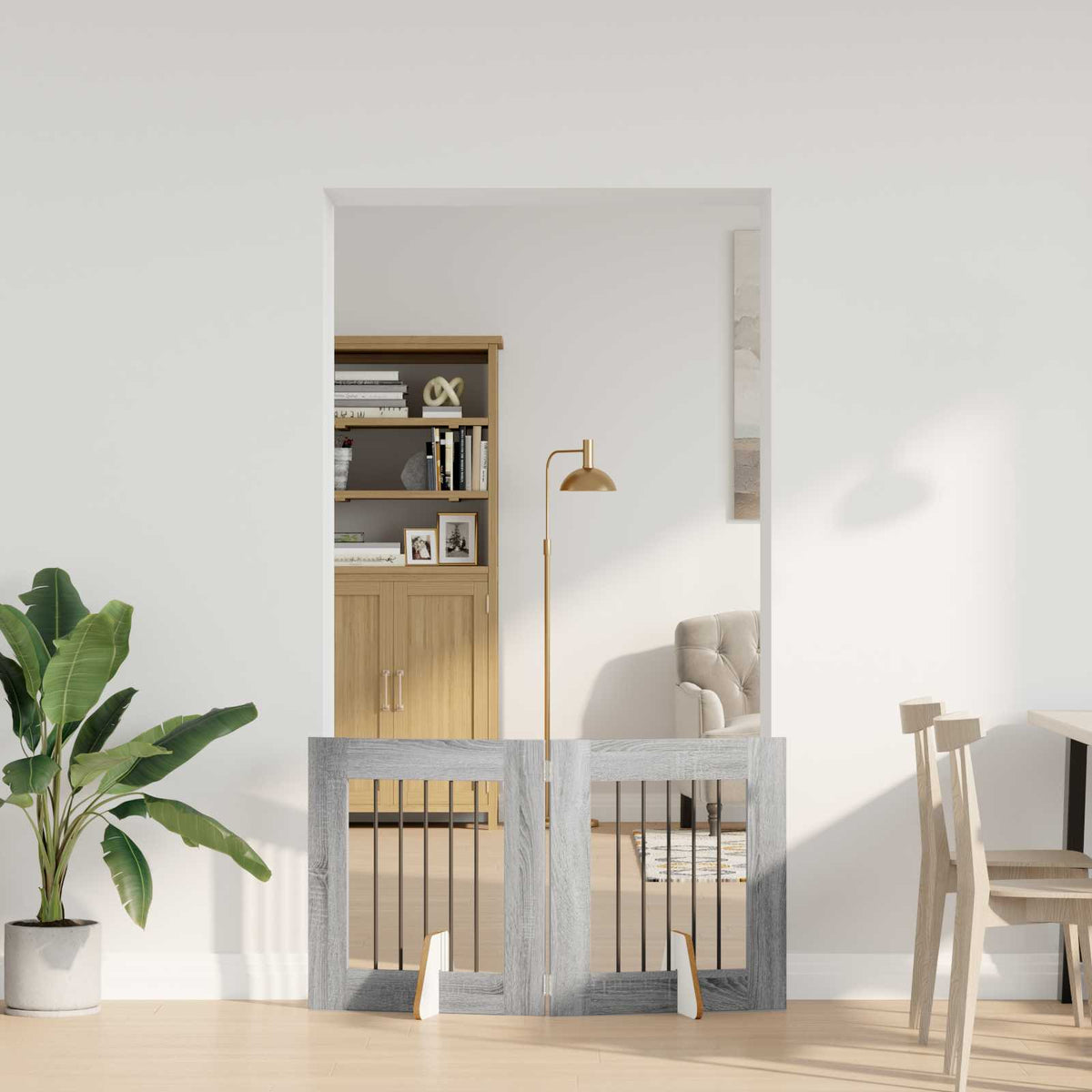 Opvouwbaar Hondenhek Met Standaards 8 St 60 Cm
