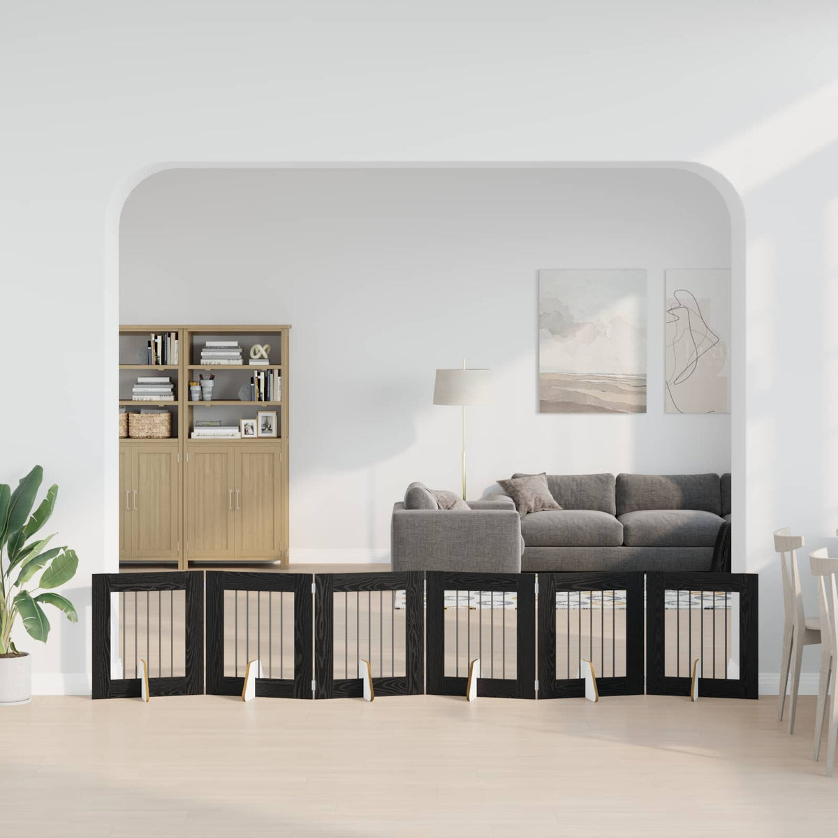 Opvouwbaar Hondenhek Met Standaards 8 St 60 Cm