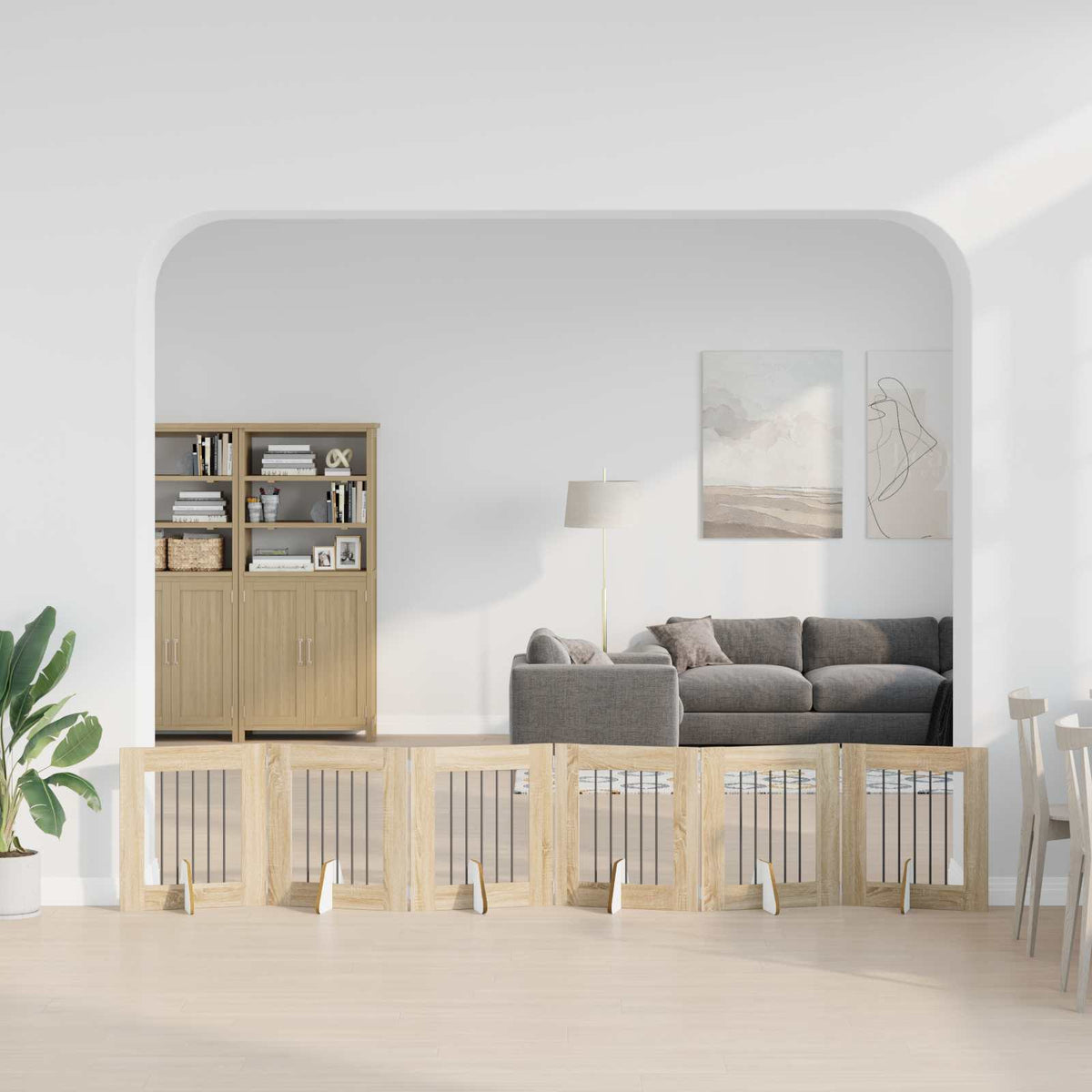 Opvouwbaar Hondenhek Met Standaards 8 St 60 Cm