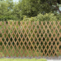 Uitschuifbaar Plantenrek 2 Pcs Licht Bruin 100 X 105 Cm Bamboe