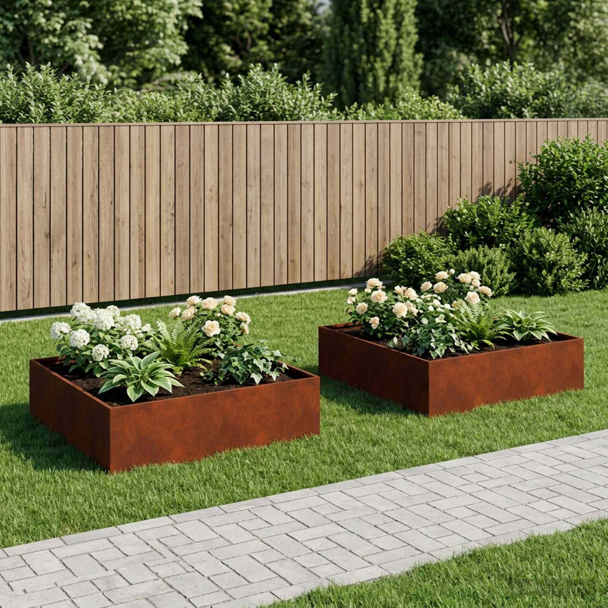 Plantenbakken Staal Kleurig