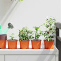 Ronde Bloempot 200 Pcs Terracotta Ø 10 X 8 Cm Kunststof