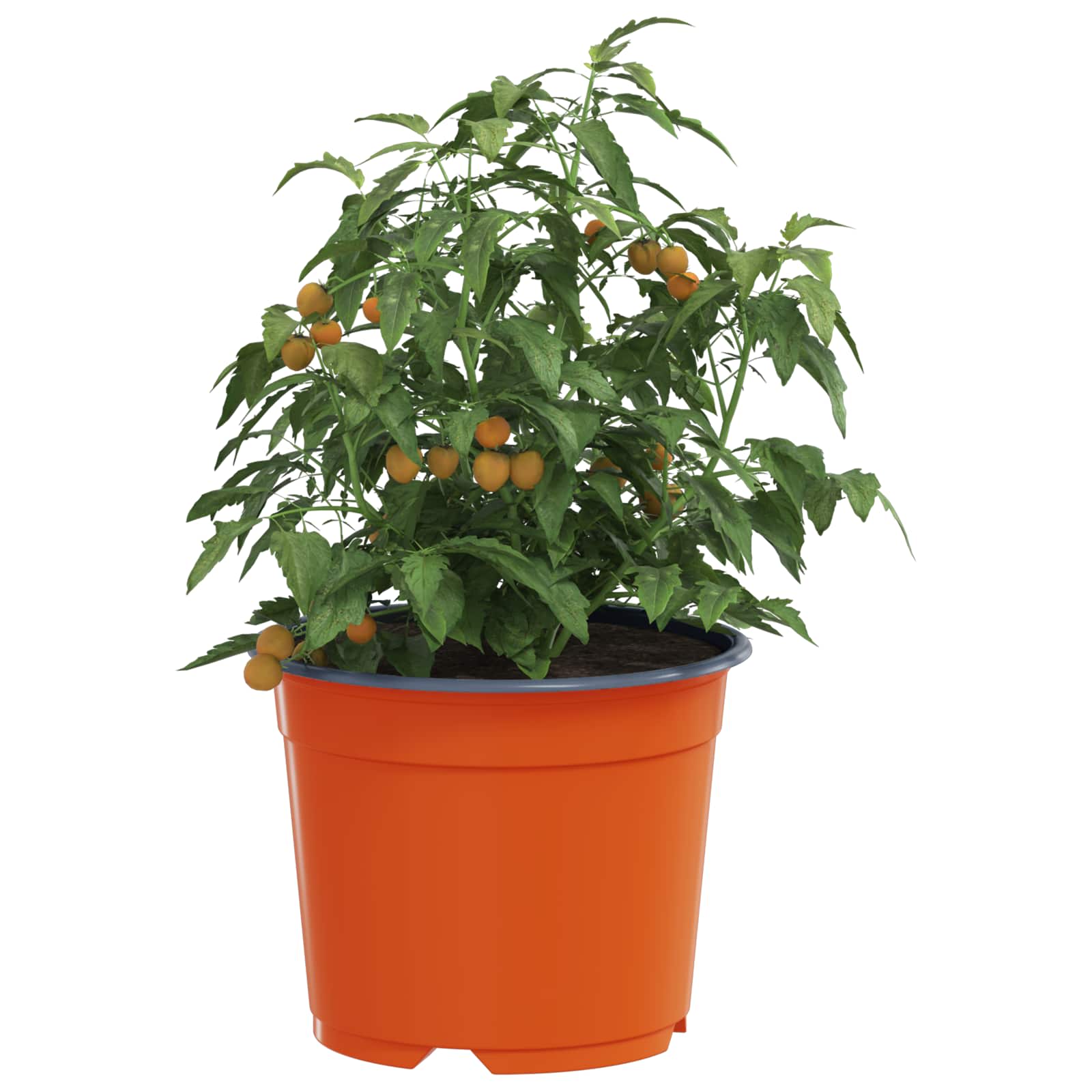 Ronde Bloempot 200 Pcs Terracotta Ø 10 X 8 Cm Kunststof