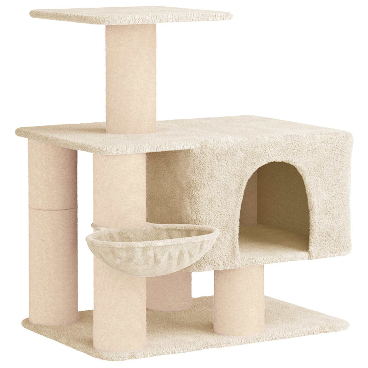 Kattenboom Met Sisal Krabpalen 96 Cm