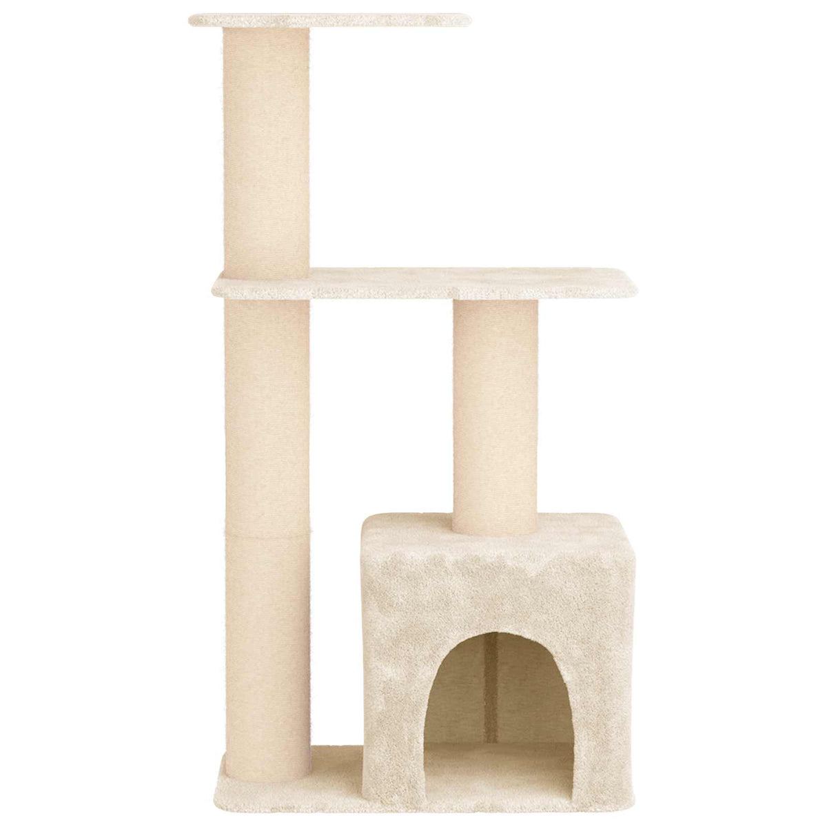 Kattenboom Met Sisal Krabpalen 133 Cm
