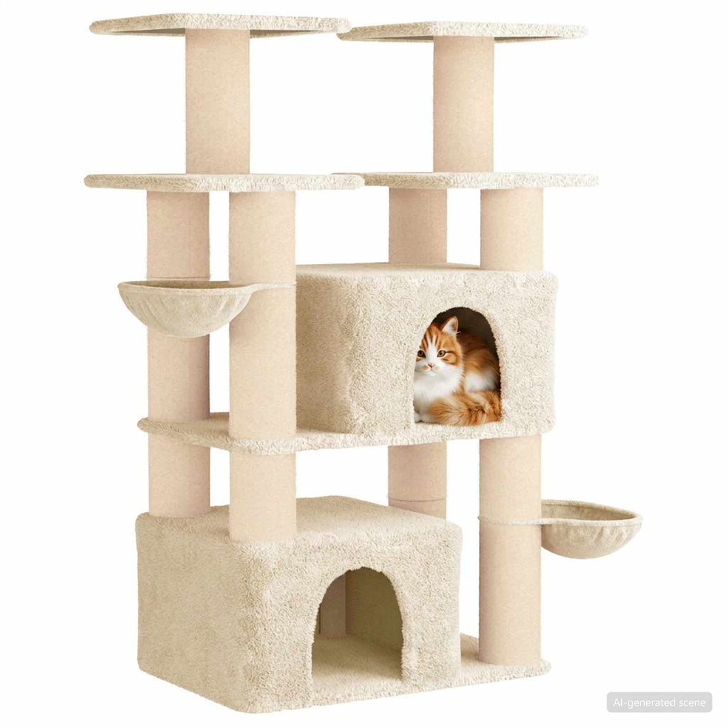 Kattenboom Met Sisal Krabpalen 147 Cm 2 St