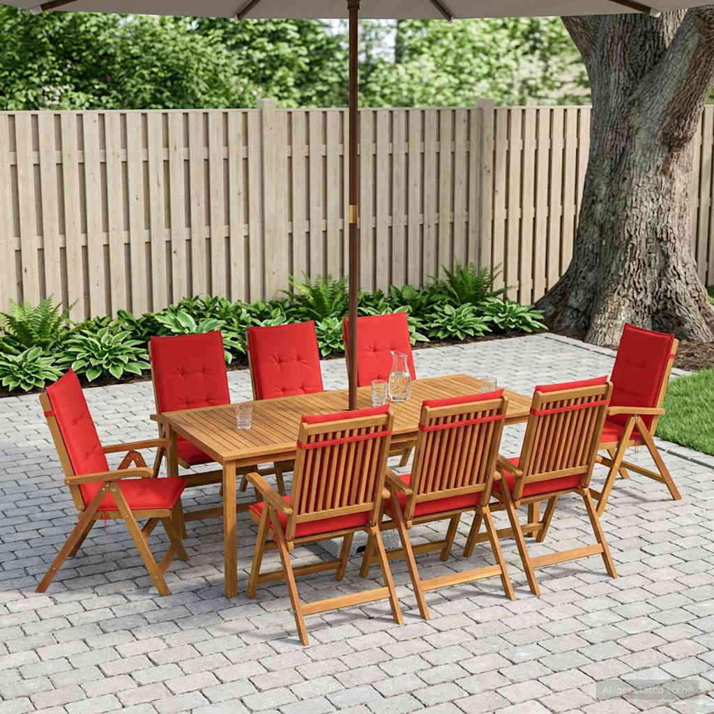 Tuin Eettafelset 7 St Bruin Massief Acaciahout