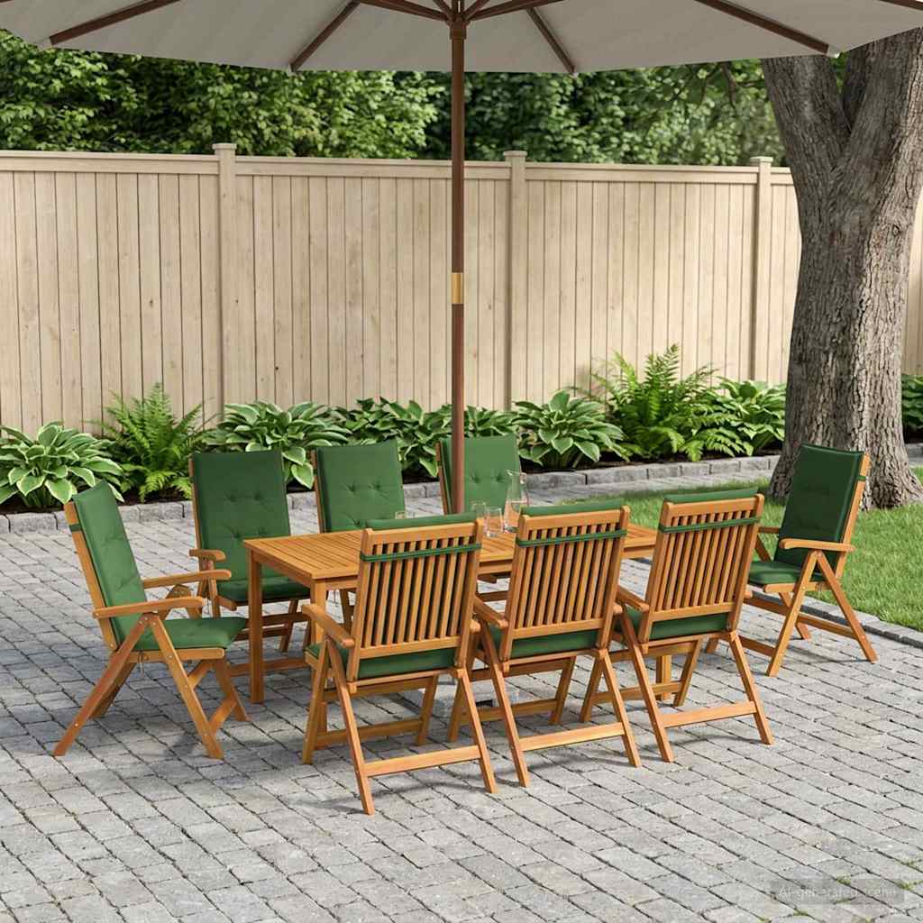 7-Delige Tuinset 180X90X75 Cm Massief Acaciahout