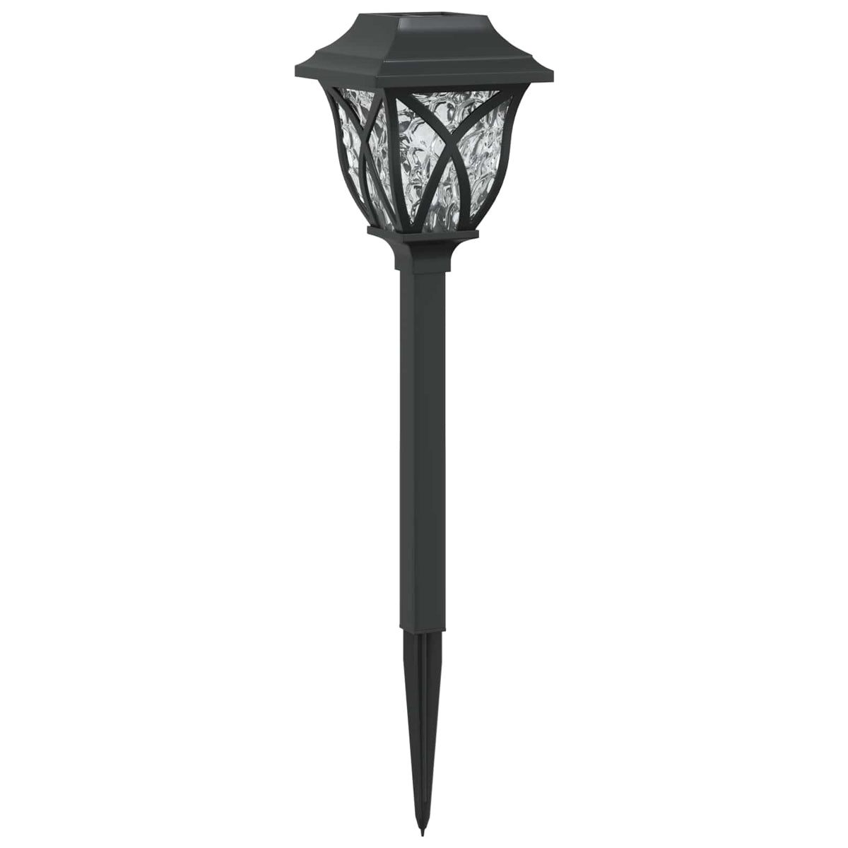 Buitenzonne-Lampen Met Grondpin 12 St Warmwit 42 Cm Pp