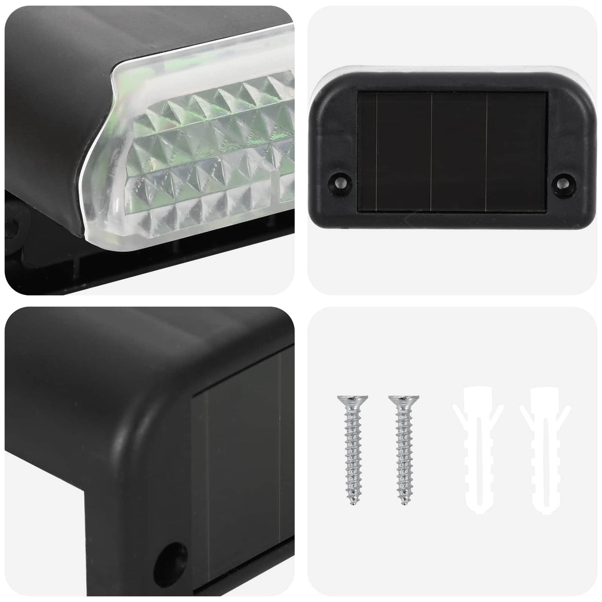 Buitenzonne-Lampen Met Grondpin 12 St Warmwit 4,5 Cm Abs En Ps