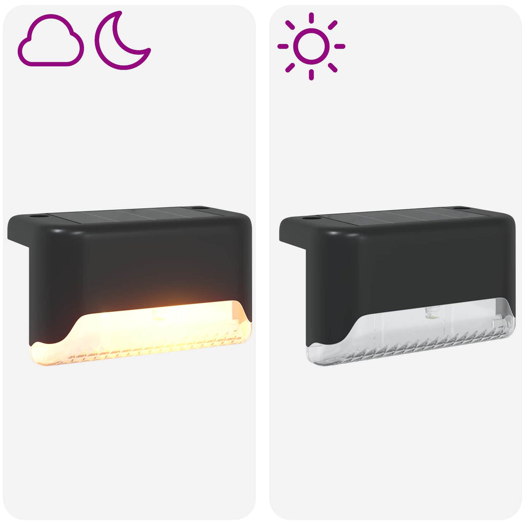 Buitenzonne-Lampen Met Grondpin 12 St Warmwit 4,5 Cm Abs En Ps