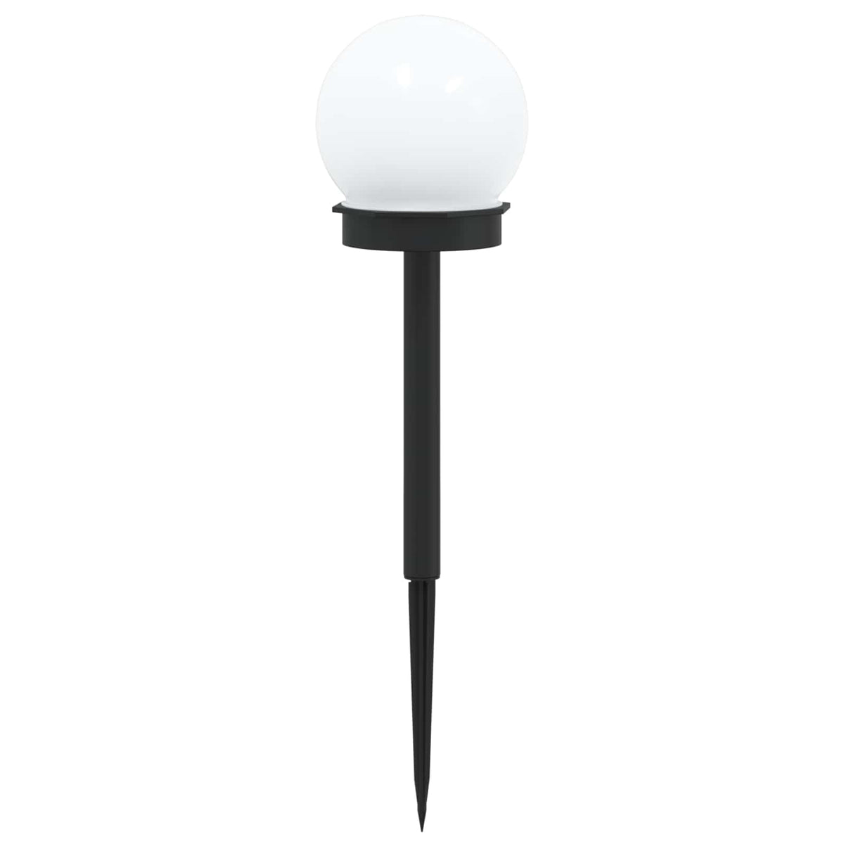 Buitenzonne-Lampen Met Grondpin 4 St Warmwit 38,5 Cm Abs