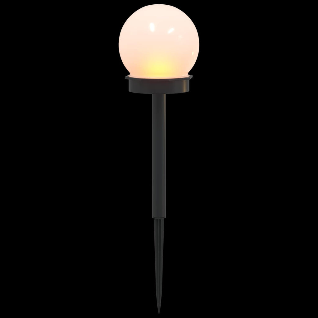 Buitenzonne-Lampen Met Grondpin 4 St Warmwit 38,5 Cm Abs